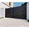 aluminum louvered fence gate - Image 12